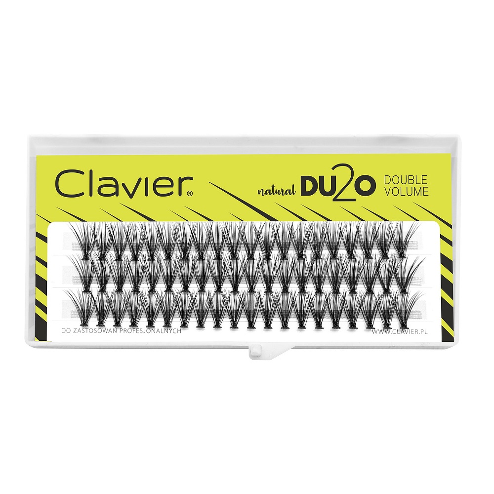 5728331766156828 DU2O Double Volume kępki rzęs Black 9mm - obrazek 1