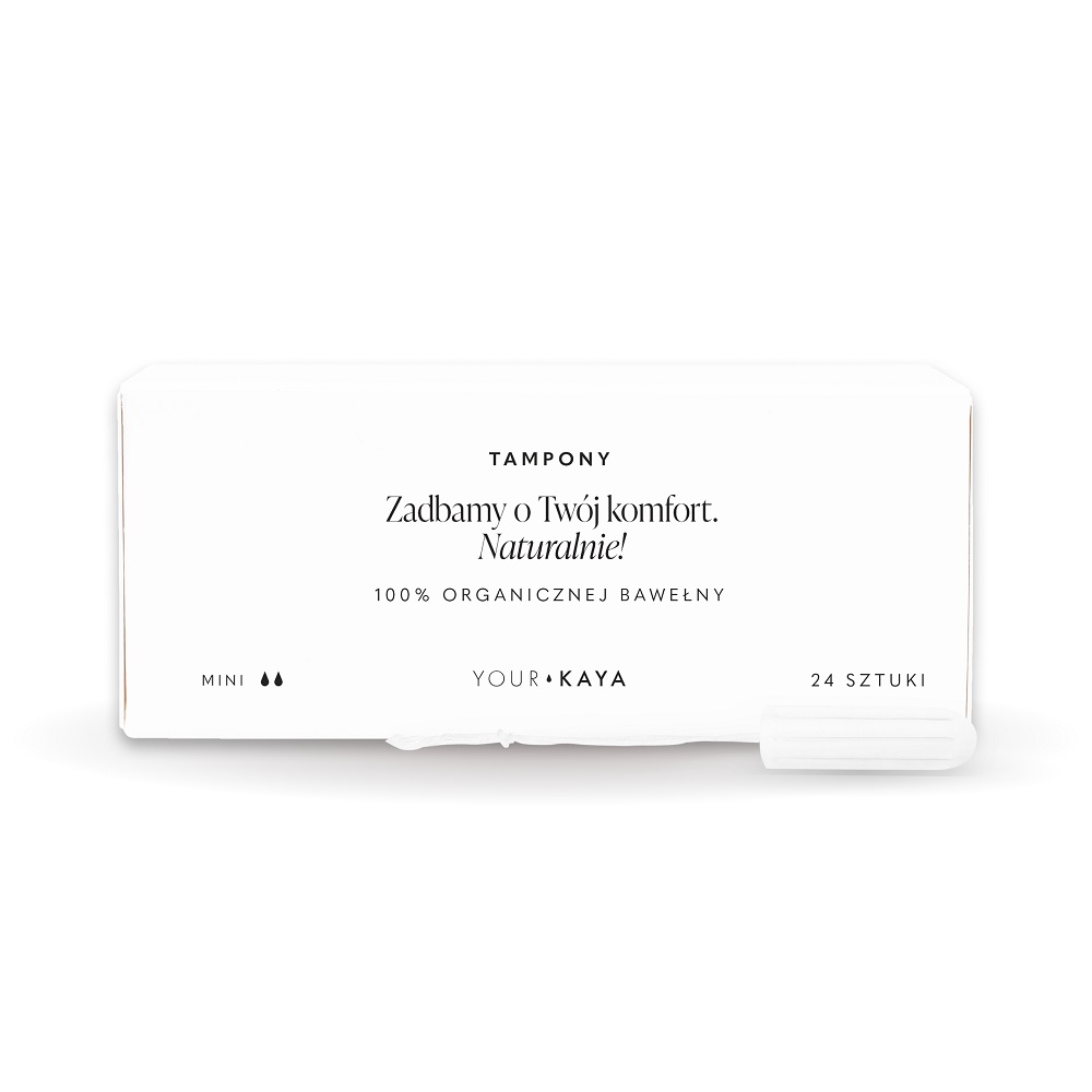 57297921686135741 Tampony z organicznej bawełny Mini 24szt. - obrazek 1