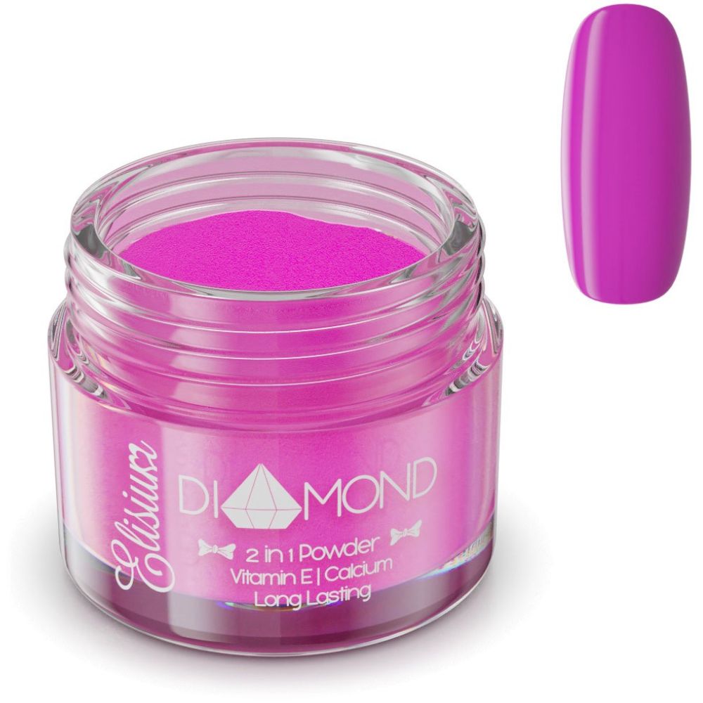 57301981764265874 Diamond 2in1 Powder proszek do manicure tytanowego DV405 Traffic Violet 23g - obrazek 1
