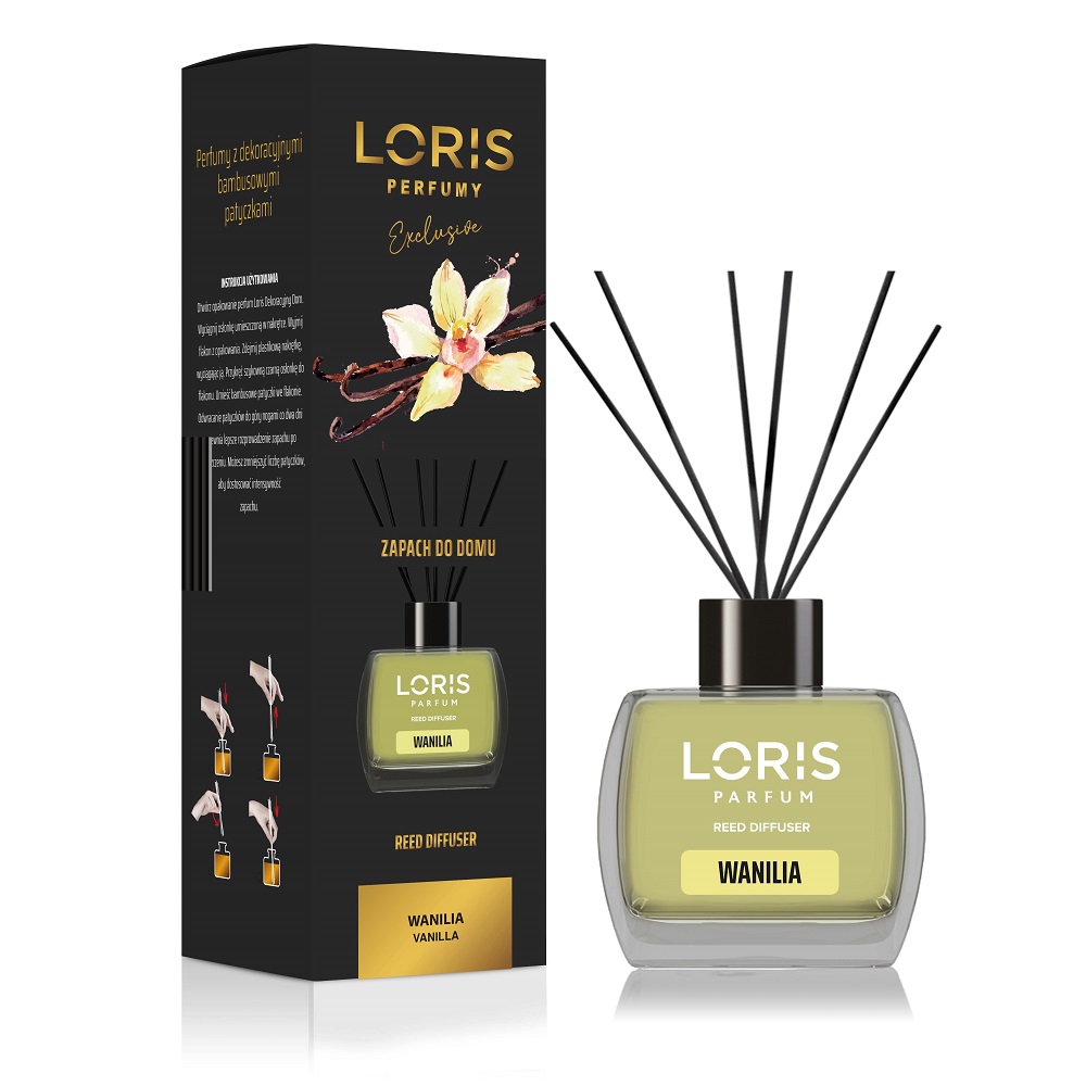 5737421687430832 Reed Diffuser dyfuzor zapachowy z patyczkami Wanilia 120ml - obrazek 1