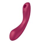 Curvy Trinity 1 stymulator łechtaczki z wibracjami Red