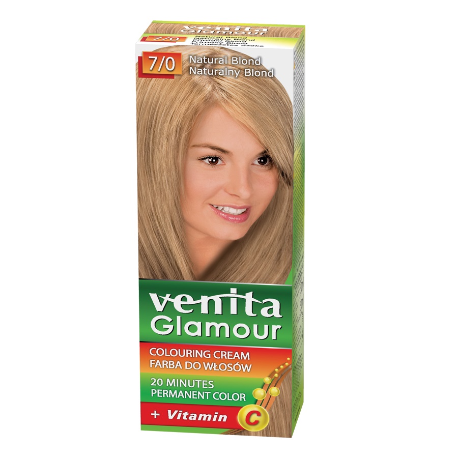57457021677831962 Glamour farba do włosów 7/0 Naturalny Blond - obrazek 1