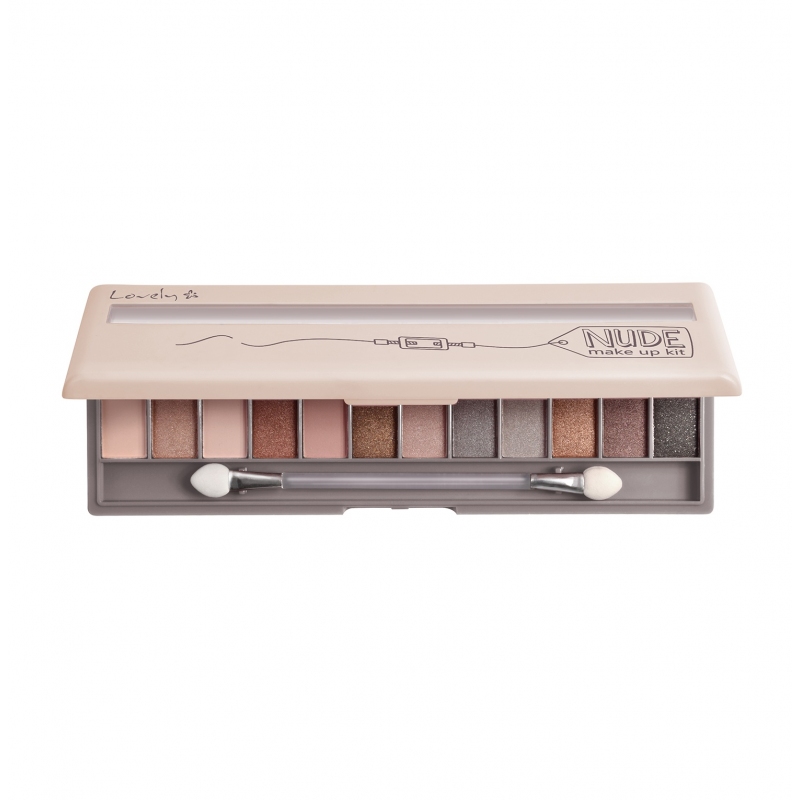 57479661572343105 Nude Make Up Kit paleta cieni do powiek 13g - obrazek 1