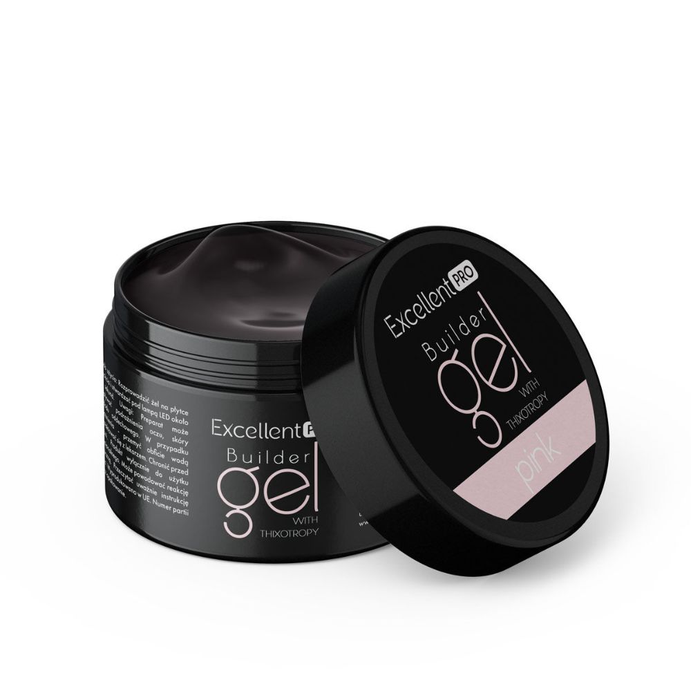 57499661761484850 Builder Gel With Thixotropy żel budujący Pink Clear 50g - obrazek 1