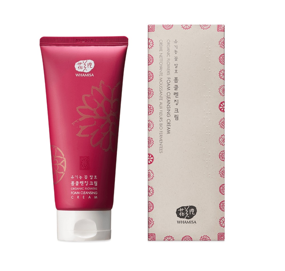57509341644857959 Organic Flowers Foam Cleansing Cream naturalna pianka oczyszczająca 200ml - obrazek 1
