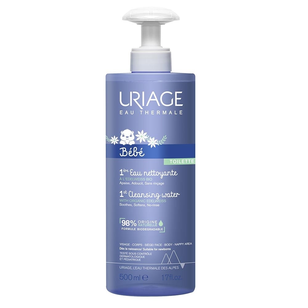 57518141661332605 Bebe 1st Cleansing Water woda oczyszczająca dla dzieci bez spłukiwania 500ml - obrazek 1