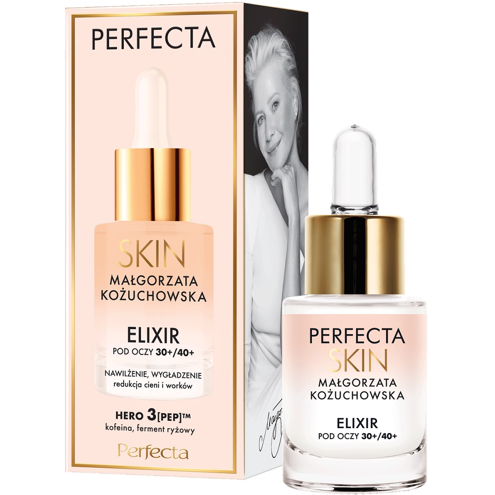 57522981729592197 Skin Małgorzata Kożuchowska nawilżająco-wygładzający elixir pod oczy 30+/40+ 15ml - obrazek 1