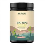 BIO WPC Organic Whey Protein Concentrate 70% białko suplement diety Panna Cotta 500g