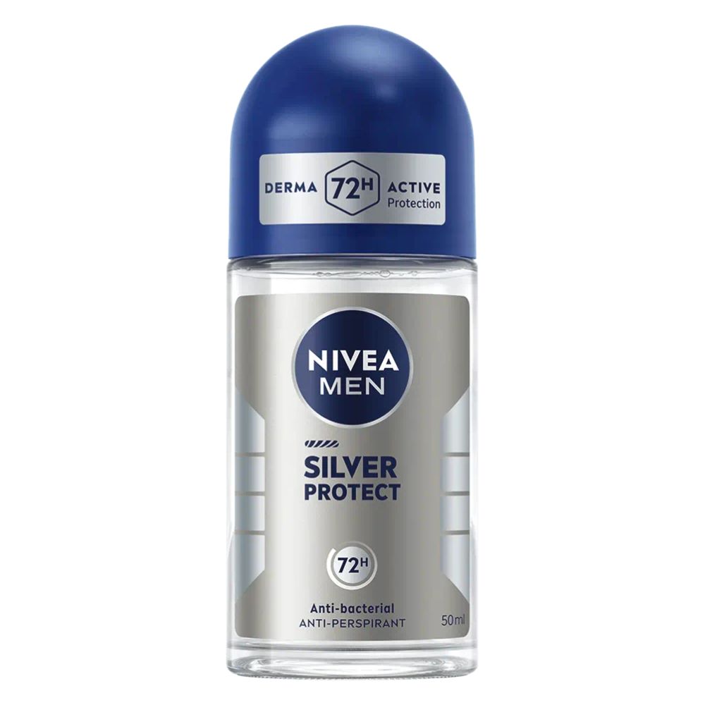 57573071753972811 Men Silver Protect antyperspirant w kulce 50ml - obrazek 1