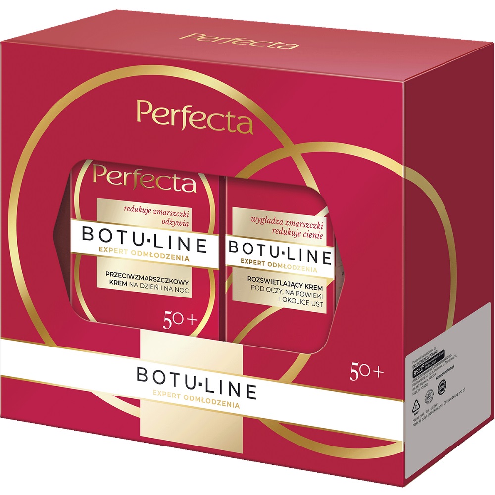 57688001699426425 Botu-Line zestaw przeciwzmarszczkowy krem na dzień i noc 50+ 50ml + rozświetlający krem pod oczy 15ml - obrazek 1