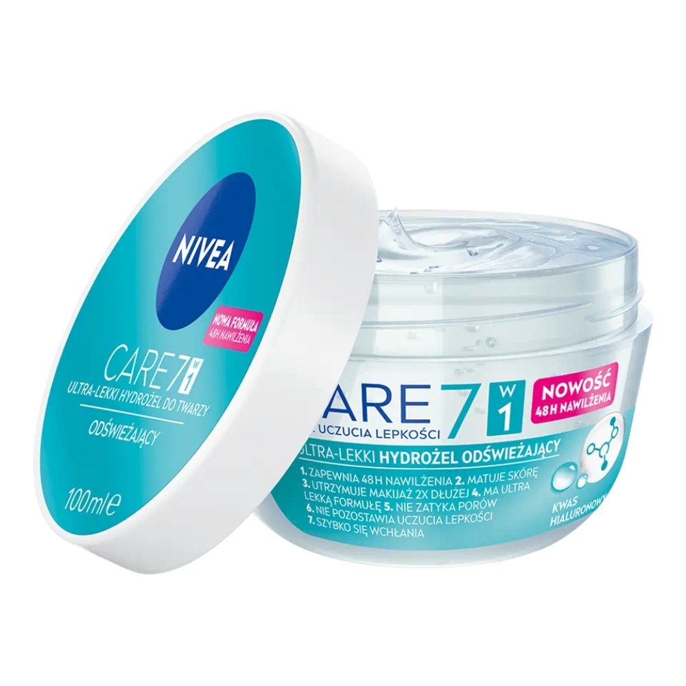57702191753950394 Care 7w1 ultra-lekki hydrożel odświeżający do twarzy 100ml - obrazek 1