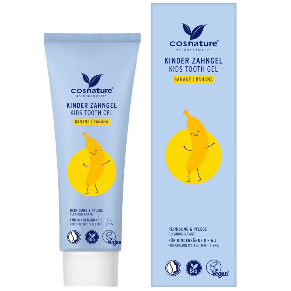57730551751605141 Kids Tooth Gel żel do zębów dla dzieci o smaku bananowym 75ml - obrazek 1