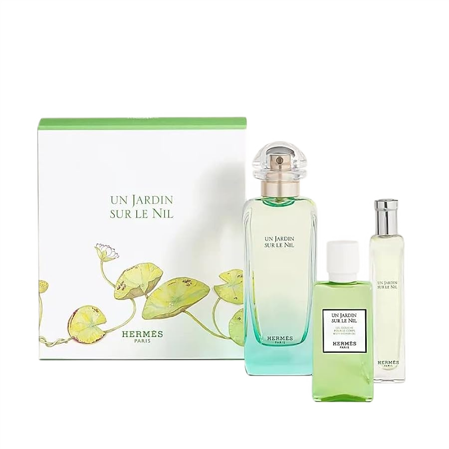 57763591763058800 Un Jardin Sur Le Nil zestaw woda toaletowa spray 100ml + woda toaletowa spray 15ml + żel pod prysznic 40ml - obrazek 1