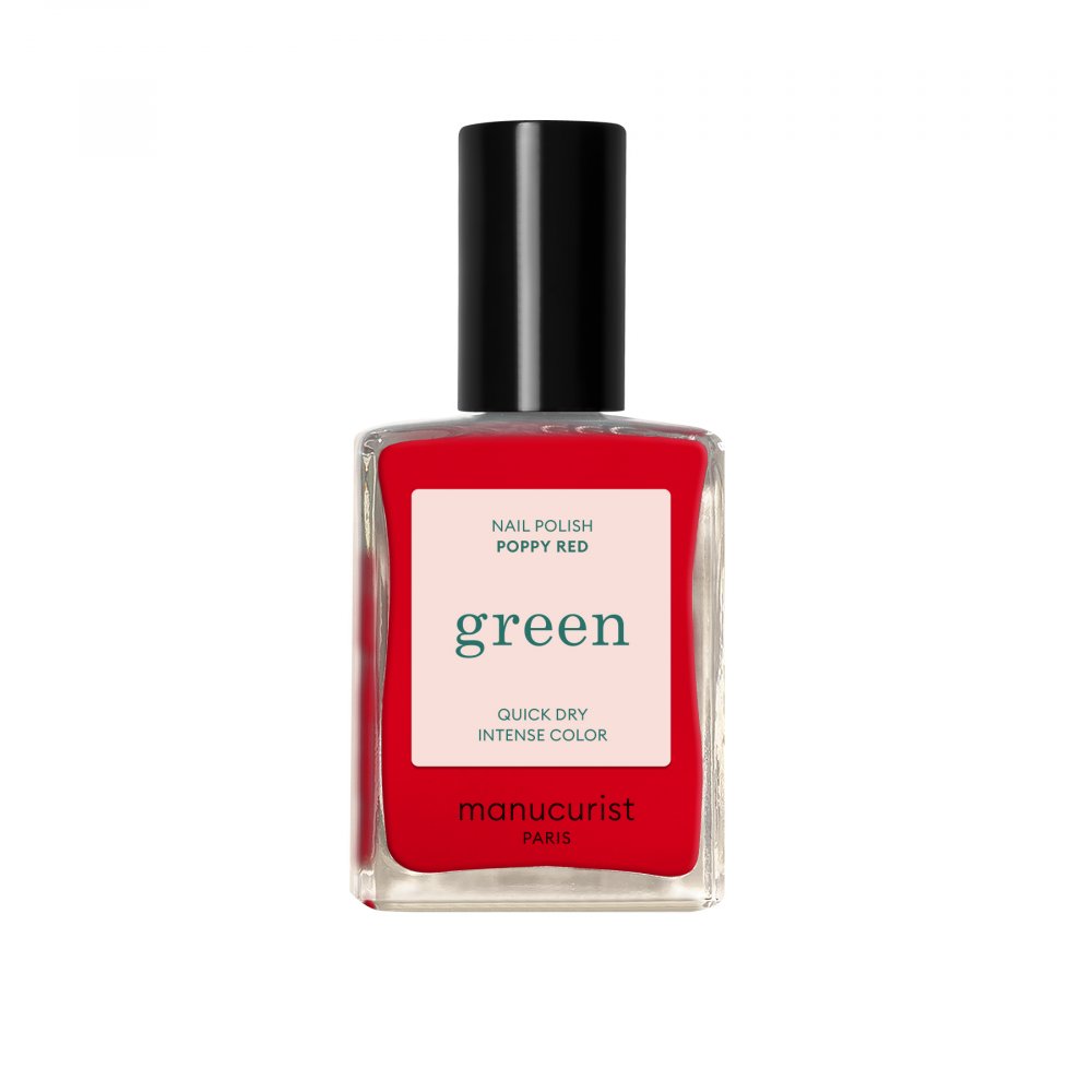 57820861767954540 Green Nail Polish lakier do paznokci Poppy Red 15ml - obrazek 1