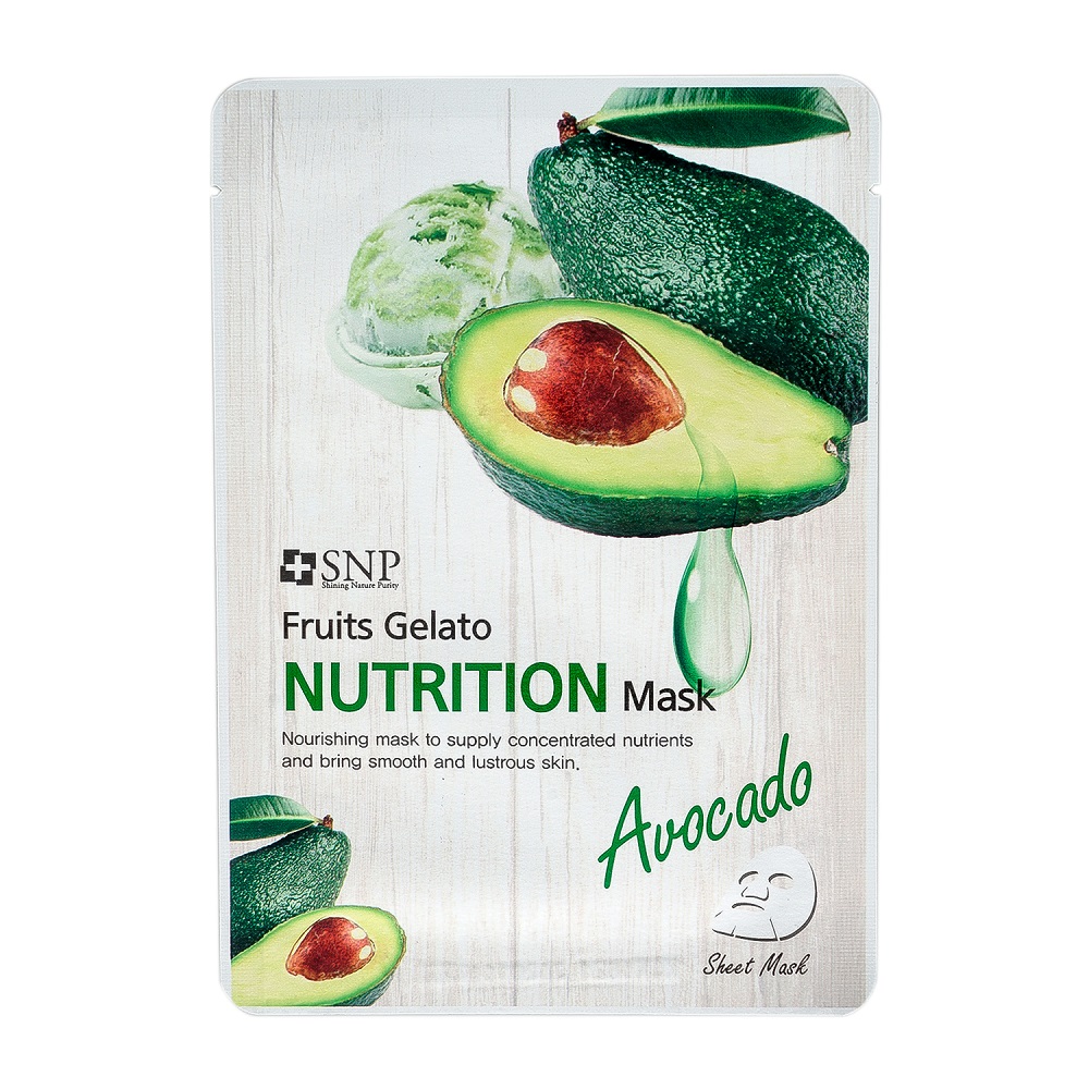 57831951614597780 Fruits Gelato Nutrition Mask odżywcza maska w płachcie z ekstraktem z awokado 25ml - obrazek 1