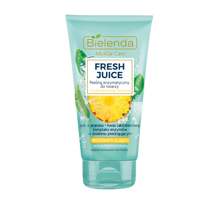 58041291587470279 Fresh Juice peeling enzymatyczny rozświetlający z wodą cytrusową Ananas 150g - obrazek 1