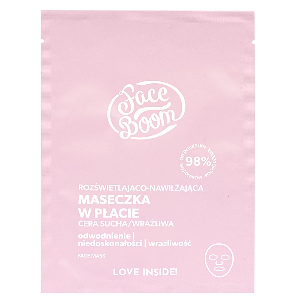 58059751728390038 Rozświetlająco-nawilżająca maseczka w płacie Błyszcząca Panienka 15g - obrazek 1
