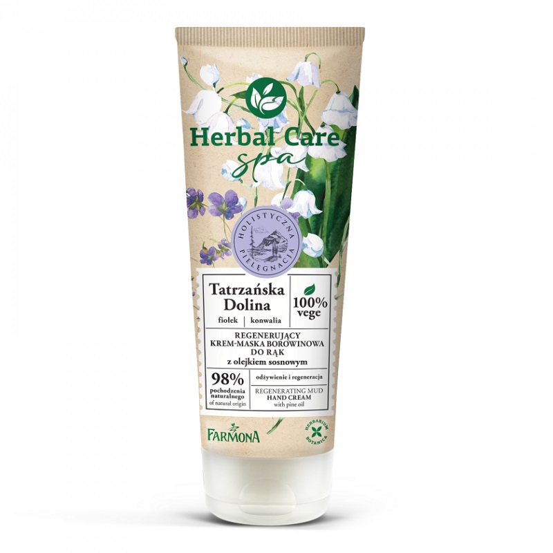 58082141686822419 Herbal Care Spa regenerujący krem-maska borowinowa do rąk Tatrzańska Dolina 100ml - obrazek 1