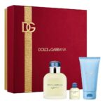 Light Blue Pour Homme zestaw woda toaletowa spray 75ml + żel pod prysznic 50ml + woda toaletowa 4.5ml
