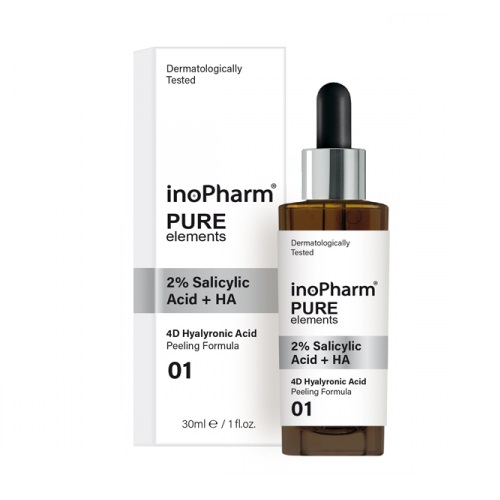 58114621659950300 Pure Elements 2% Salicylic Acid + HA Peeling peeling do twarzy z 2% kwasem salicylowym i hialuronowym 30ml - obrazek 1