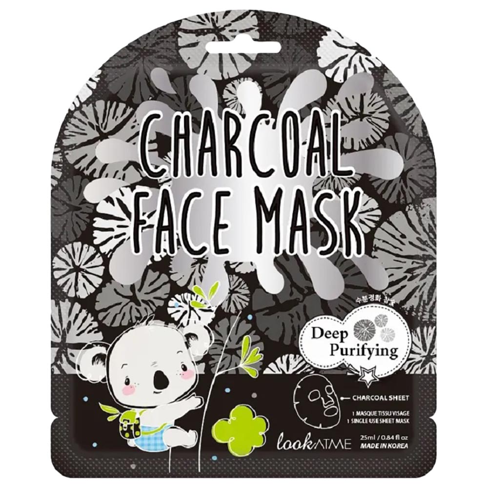 5813001680145356 Charcoal Face Mask oczyszczająca maska w płachcie 25ml - obrazek 1