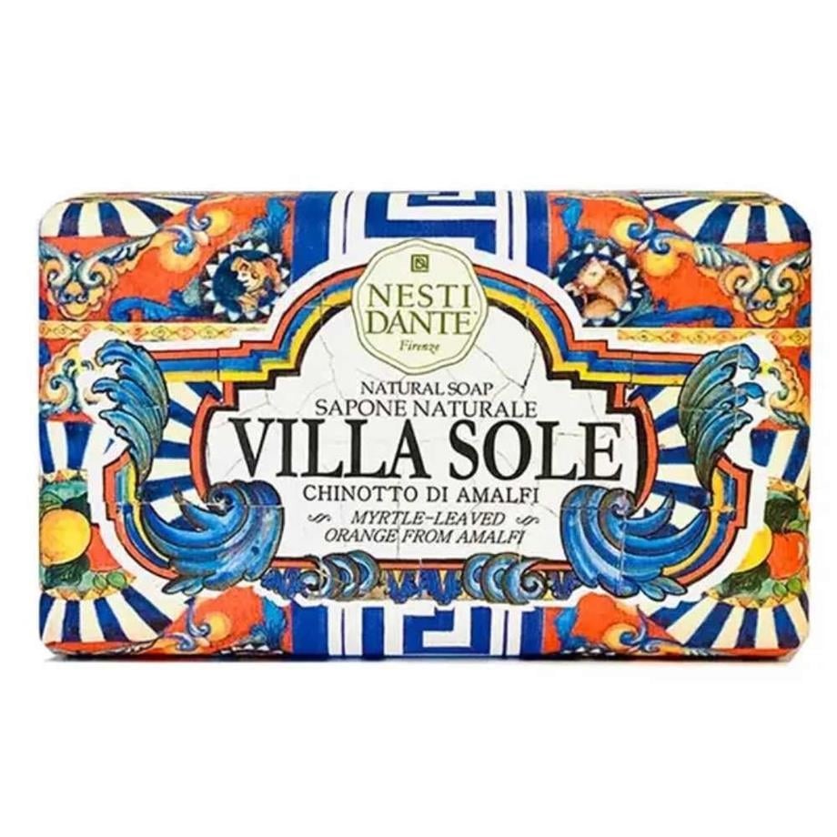 58135441711343409 Villa Sole Chinotto di Amalfi naturalne mydło w kostce 250g - obrazek 1