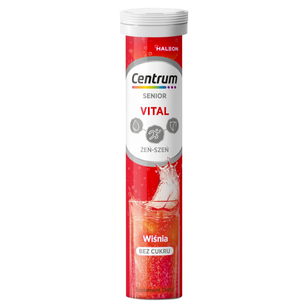 58161241777096898 Vital Senior suplement diety wiśnia 20 tabletek musujących - obrazek 1