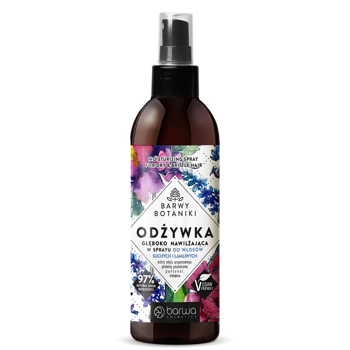 58185611678376834 Barwy Botaniki odżywka głęboko nawilżająca w sprayu do włosów suchych i łamliwych 250ml - obrazek 1