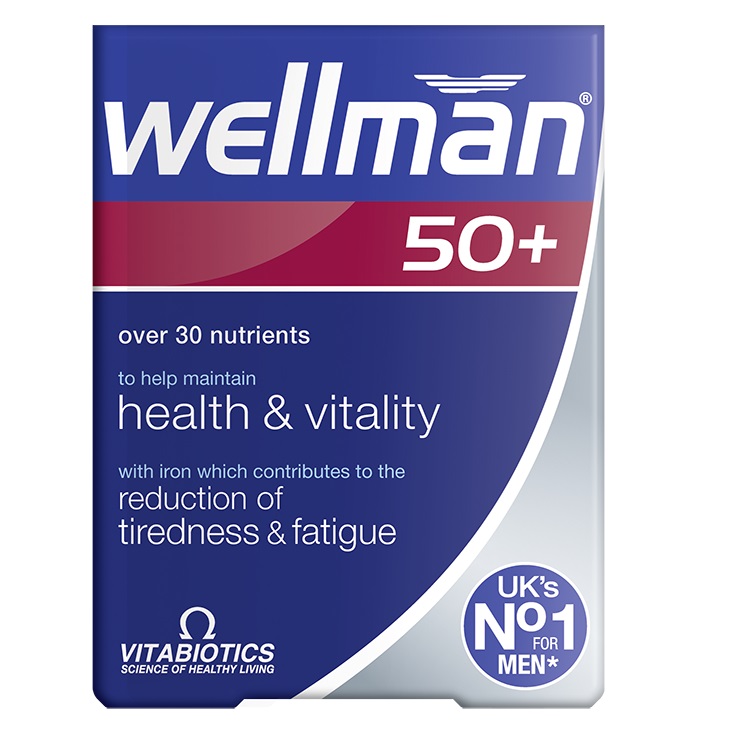 58252531724301115 Wellman 50+ suplement diety dla mężczyzn po 50. roku życia 30 tabletek - obrazek 1