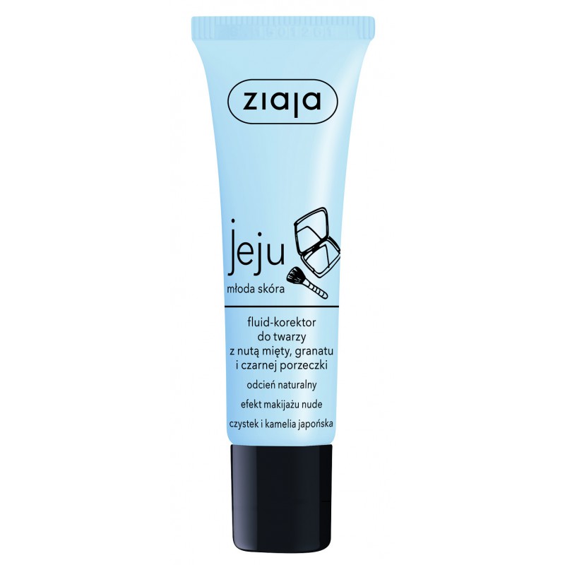 58287061590985827 Jeju fluid-korektor do twarzy z nutą mięty granatu i czarnej porzeczki Odcień Naturalny 30ml - obrazek 1