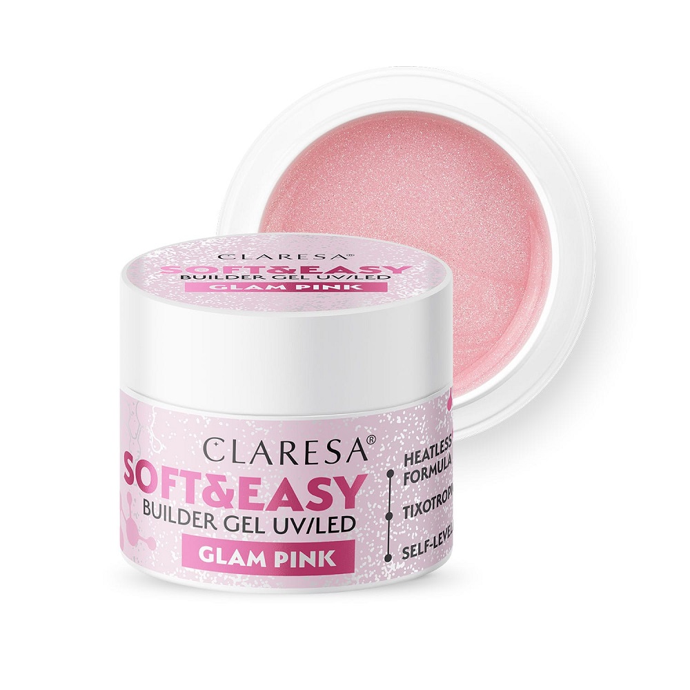 58290721743069239 Soft&Easy Builder Gel żel budujący Glam Pink 45g - obrazek 1