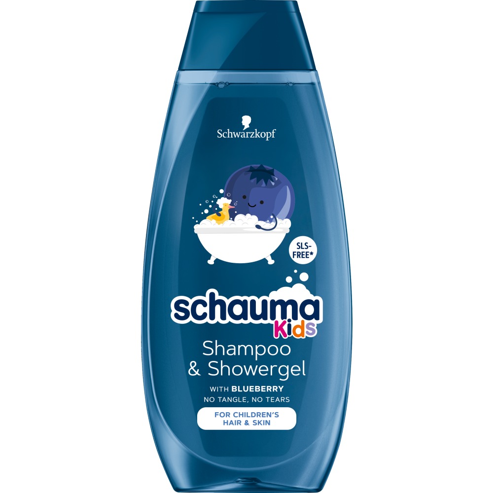 58294071642482777 Kids szampon do włosów i żel pod prysznic dla chłopców z ekstraktem z borówki 400ml - obrazek 1