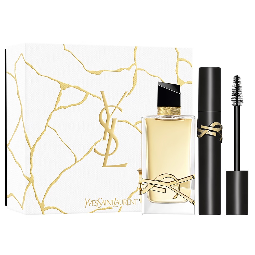 58302661706684402 Libre Pour Femme zestaw woda perfumowana spray 90ml + Lash Clash nadający ekstremalnej objętości tusz do rzęs 01 Noir 9ml - obrazek 1