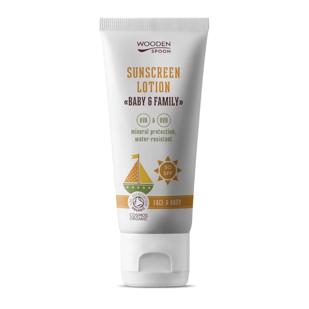 58329601680853157 Baby & Family Sunscreen Lotion balsam do opalania dla dzieci i całej rodziny SPF30 100ml - obrazek 1