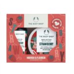 Nourish & Flourish Strawberry Duo zestaw masło do ciała 50ml + żel pod prysznic 60ml
