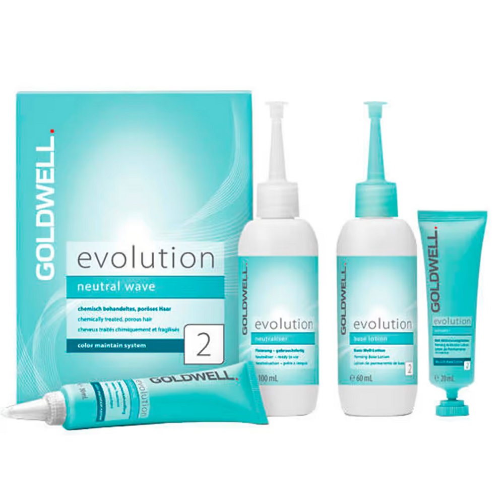 58413501672227428 Evolution Neutral Wave Typ 2 zestaw do ondulacji lotion bazowy 60ml + lotion aktywujący 100ml + utrwalacz 20ml + kuracja pośrednia 30ml - obrazek 1