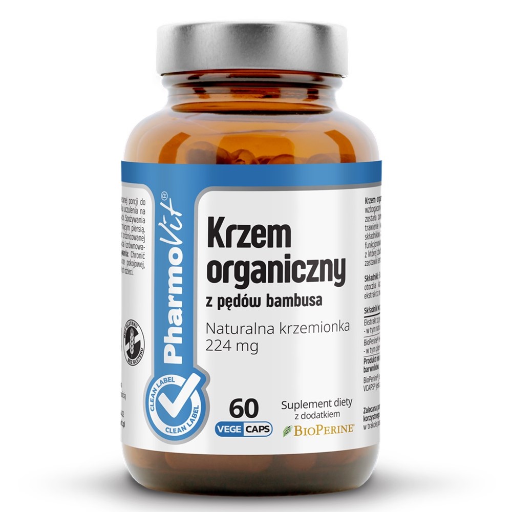 5845001746594349 Krzem organiczny z pędów bambusa suplement diety 60 kapsułek - obrazek 1