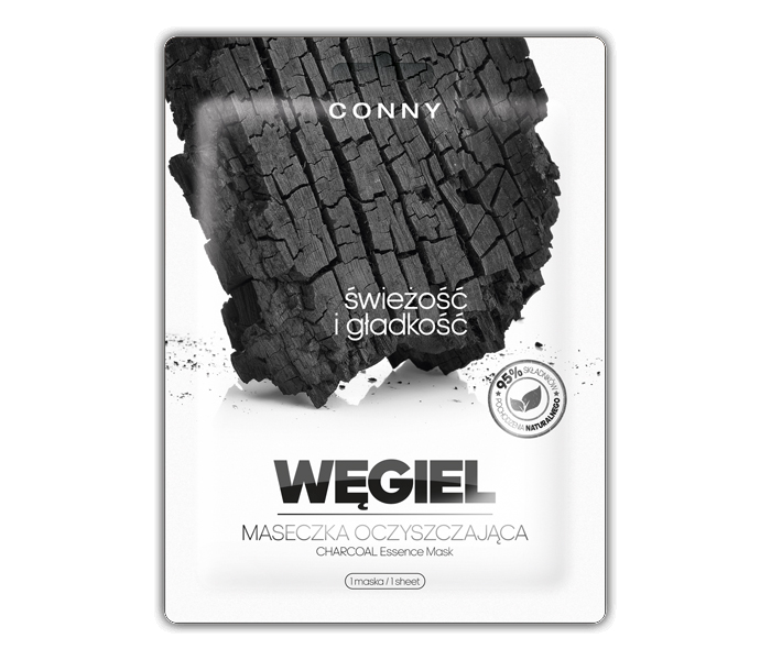 58529461597225062 Charcoal Essence Mask oczyszczająca maseczka w płachcie Węgiel Drzewny 23g - obrazek 1