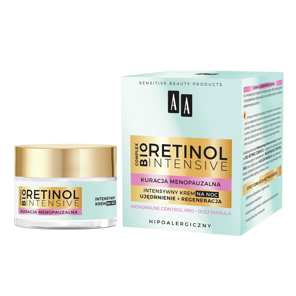 58601701675938067 Retinol Intensive Kuracja Menopauzalna krem intensywny na noc ujędrnienie + regeneracja 50ml - obrazek 1