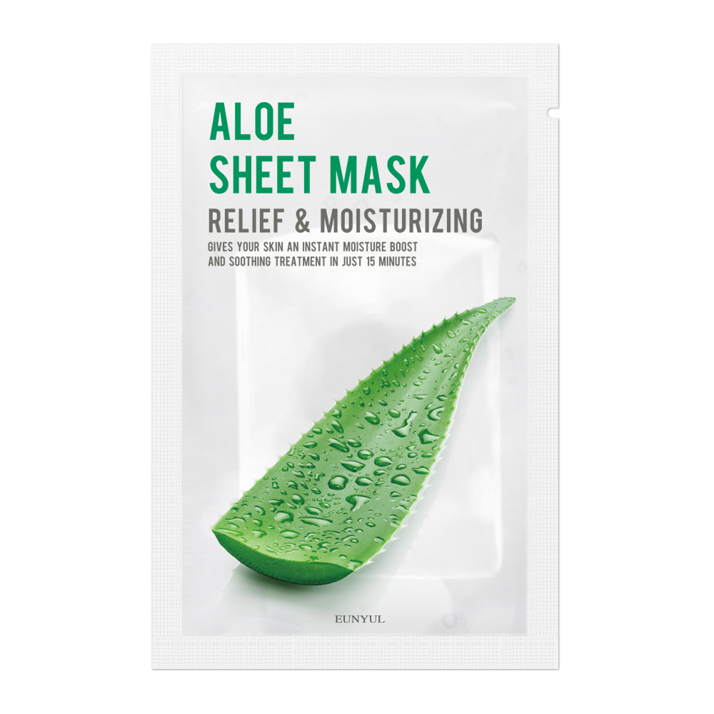 58611711617776303 Aloe Sheet Mask nawilżająco-łagodząca maseczka w płachcie z aloesem 22ml - obrazek 1