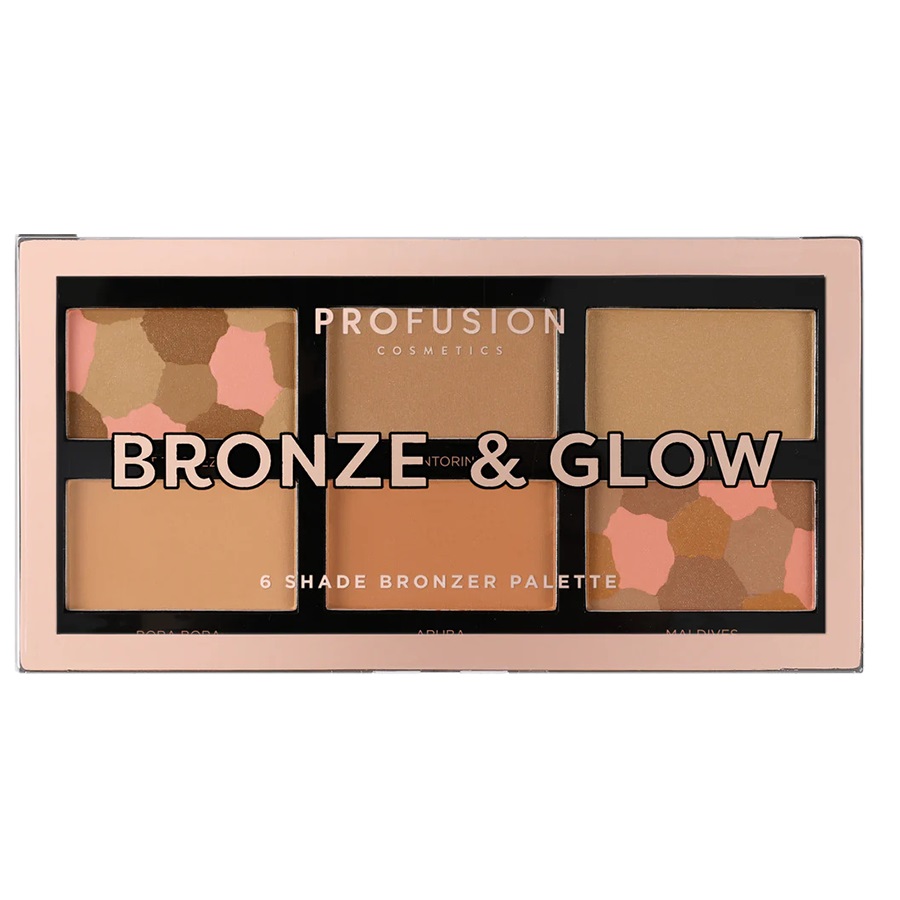 58685761715948540 Bronze & Glow Palette paleta do konturowania 15.6g - obrazek 1