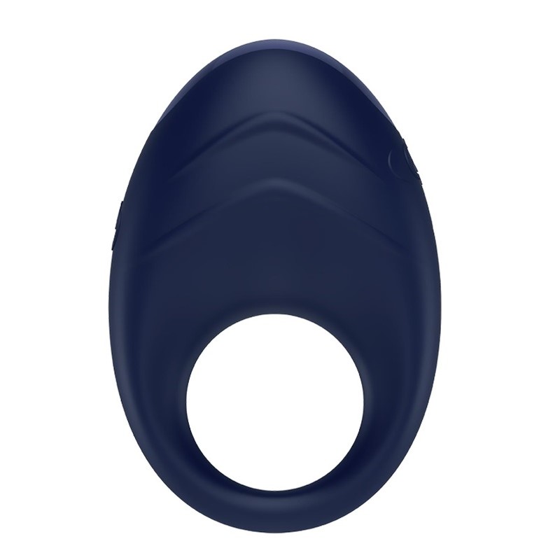 58711051730978434 Glam Vibrating Cockring wibrujący pierścień na penisa Blue - obrazek 1