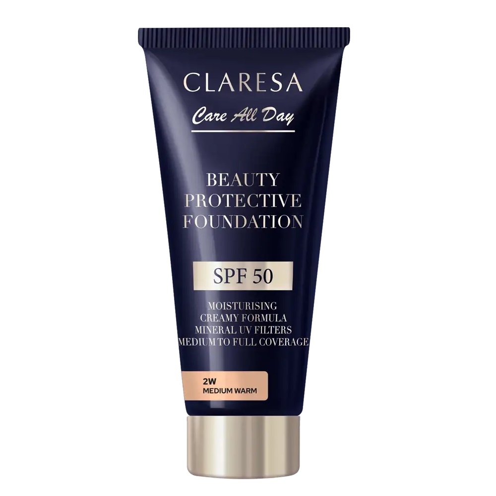 58754671746773277 Beauty Protective Foundation nawilżający podkład z filtrem SPF50 2W Medium Warm 30ml - obrazek 1