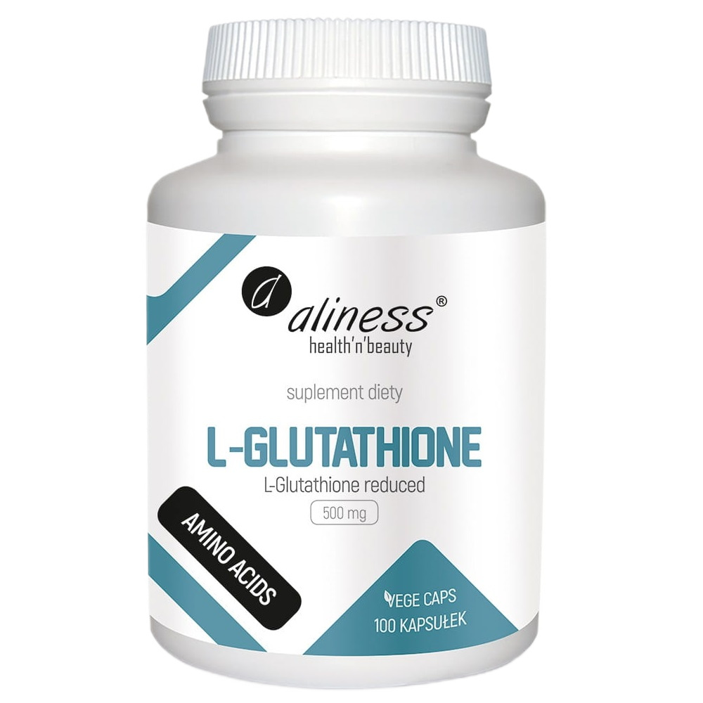 58863501763978205 L-Glutathione reduced 500mg suplement diety 100 kapsułek - obrazek 1