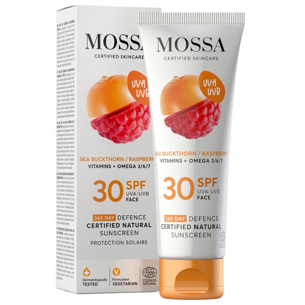 58879611751397806 Całoroczny naturalny filtr przeciwsłoneczny do twarzy SPF30 z rokitnikiem i maliną 50ml - obrazek 1