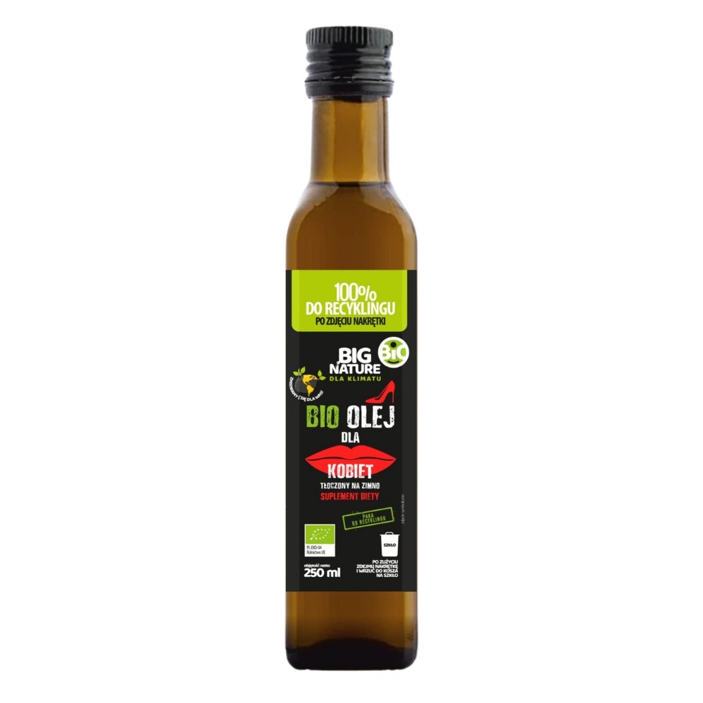 58902621763560779 Olej dla kobiet tłoczony na zimno 250ml - obrazek 1