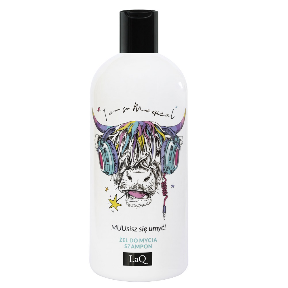58904391659953485 Żel do mycia ciała i szampon do włosów 2w1 Krowa 300ml - obrazek 1