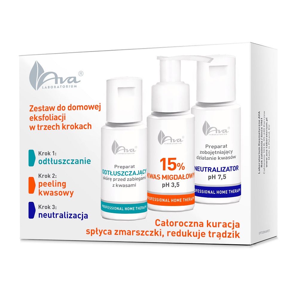 58962011698216144 Professional Home Therapy zestaw do domowej eksfoliacji w trzech krokach z kwasem migdałowym - obrazek 1
