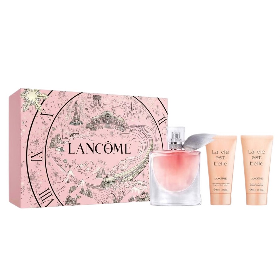 58978501763119490 La Vie Est Belle zestaw woda perfumowana spray 30ml + balsam do ciała 50ml + żel pod prysznic 50ml - obrazek 1