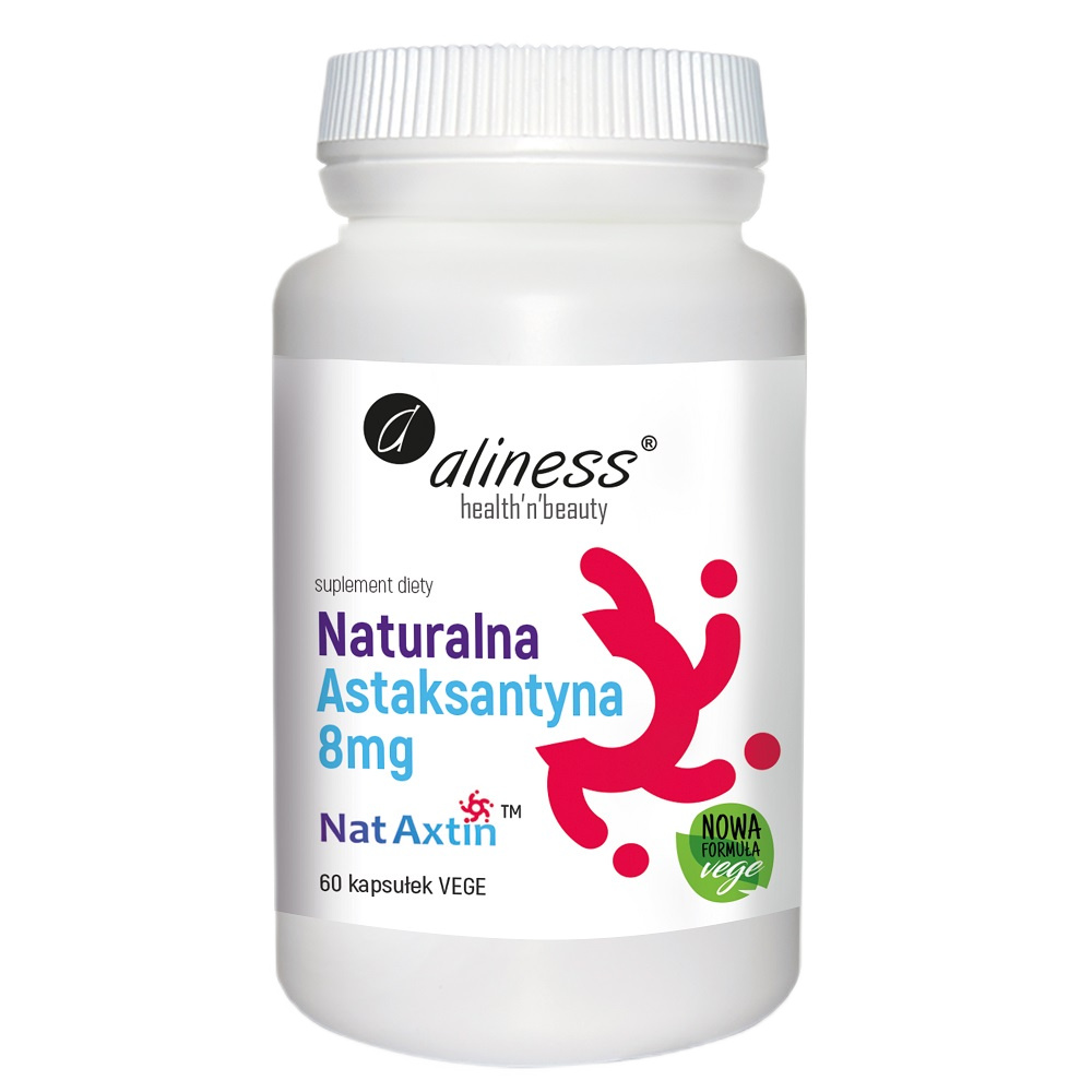58979351763960837 Naturalna Astaksantyna Nat Axtin 8mg suplement diety 60 kapsułek - obrazek 1